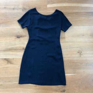 Phillip Lim Metallic Bow-Back Silk Crepe Dress